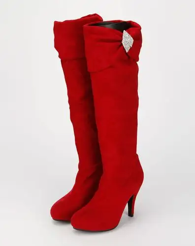 [ 四季风 ] 女款红时尚时装靴子