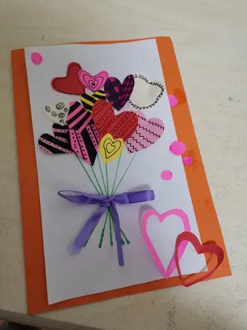 《我的爱心卡》阶段作业欣赏