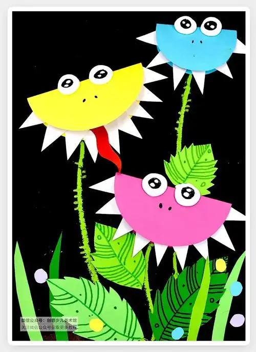 创意画|有趣的食人花