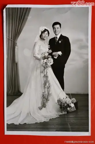 80年代结婚照片(尺寸:15*10cm)