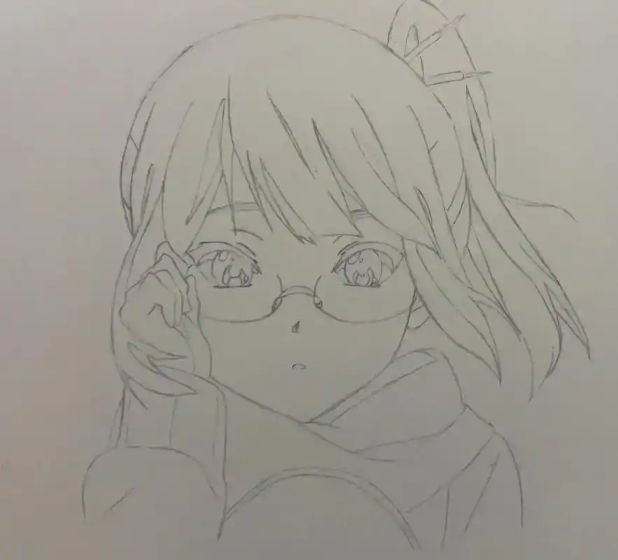 手绘 #二次元 #画画 #玉子爱情故事 #朝雾史织 - 抖音