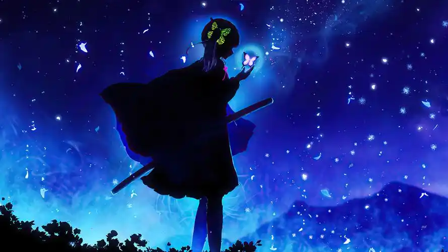 鬼灭之刃 栗花落香奈乎 tsuyuri kanao 4k壁纸