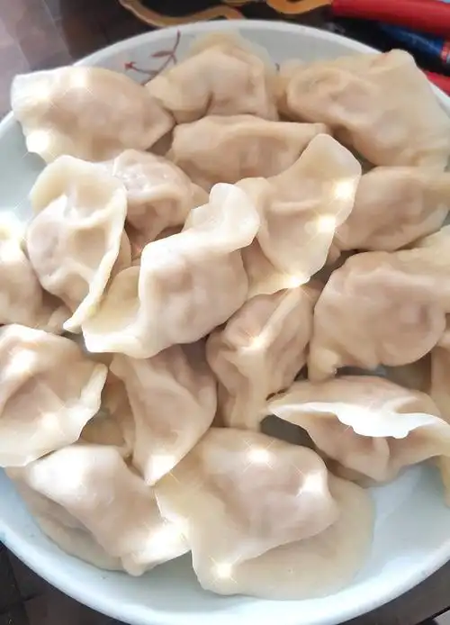 饺子 堂妈教你做鲜藕猪肉水饺 福小承做的堂妈教你做鲜藕猪肉水饺