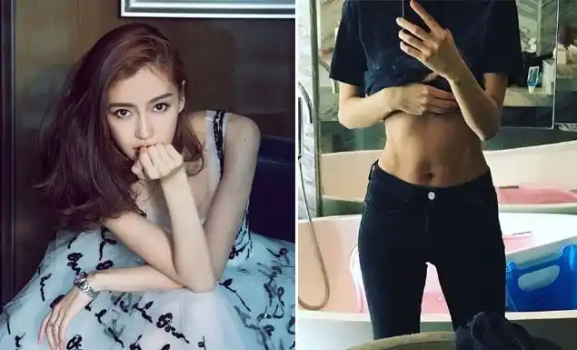 产后立马甩9kg!angelababy靠这两招,川字肌爆出来|每日健康 health