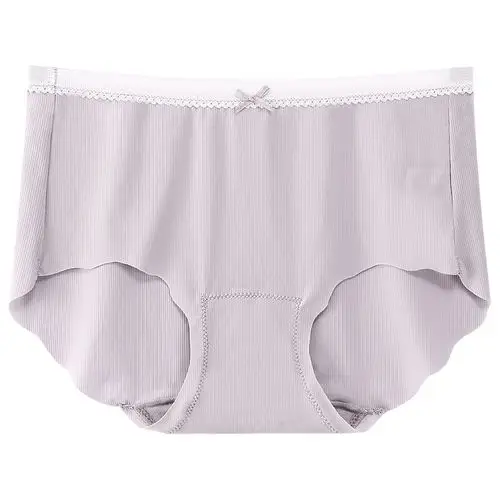 4条装富妮来女士内裤无痕透气冰丝青年夏季薄款平角裤