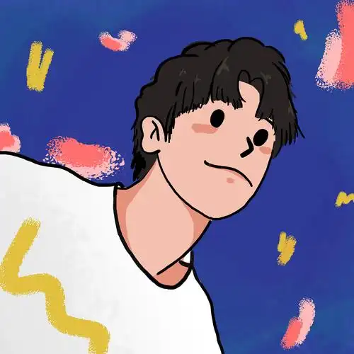 情侣头像 插画 男女