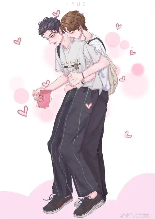 博肖饭绘肖战王一博图见水印