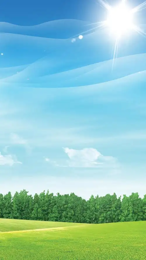 蓝天绿地春游ps源文件h5背景免抠素材免费下载_觅元素51yuansu.com