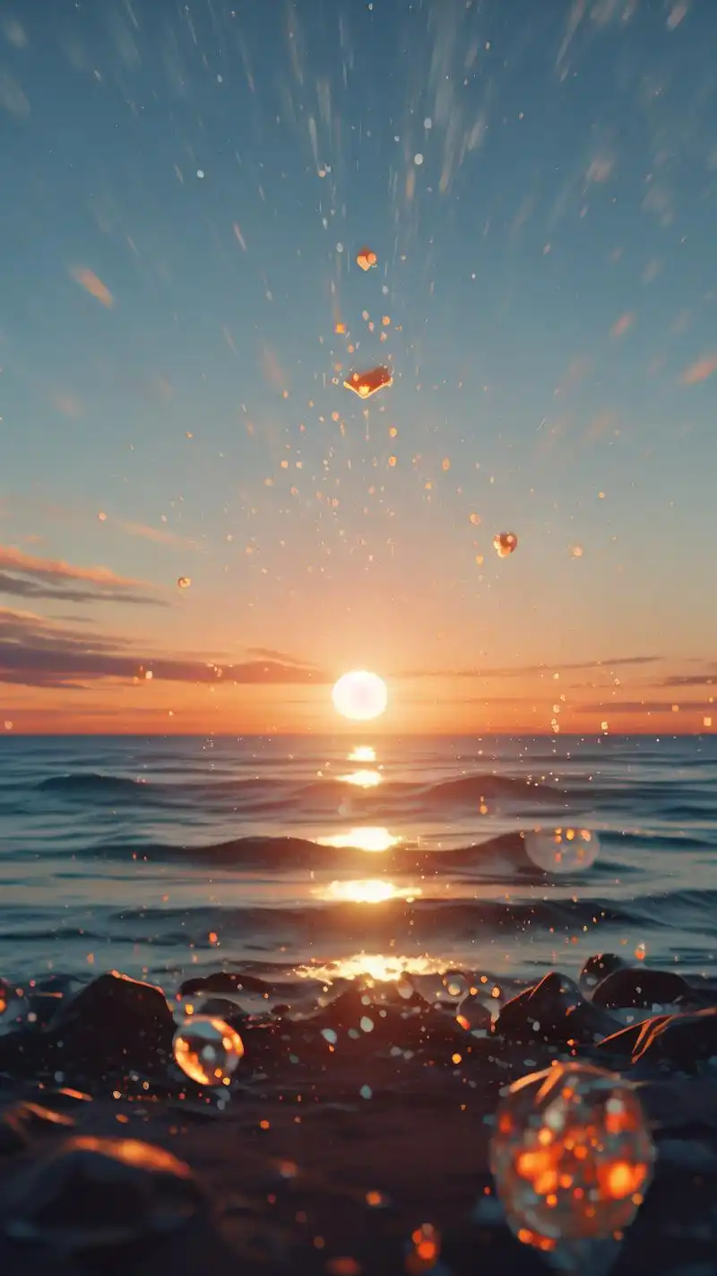 抖音超火97的iphone海边壁纸来啦!