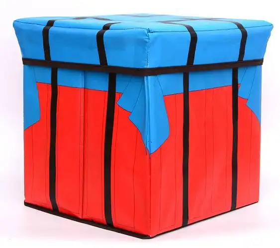 吃鸡空投箱绝地求生和平精英空投箱零食箱补给箱礼品盒收纳盒折叠收纳