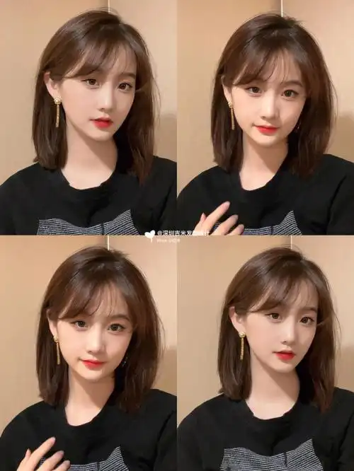 圆脸方脸发型推荐2022爆款纯欲齐肩锁骨发