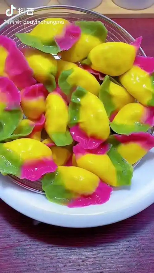 过年就包这样的彩色饺子初一到初五每天不重样花样面点年夜饭亲手制作