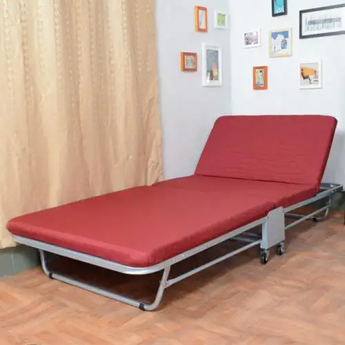 折叠床单人床办公室简易床家用加宽午休床午睡床陪护成人床躺椅视频