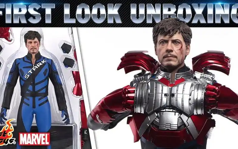 【hottoys】钢铁侠2 马克5号 盔甲 & 赛车服版本~托尼斯塔克(小罗伯特