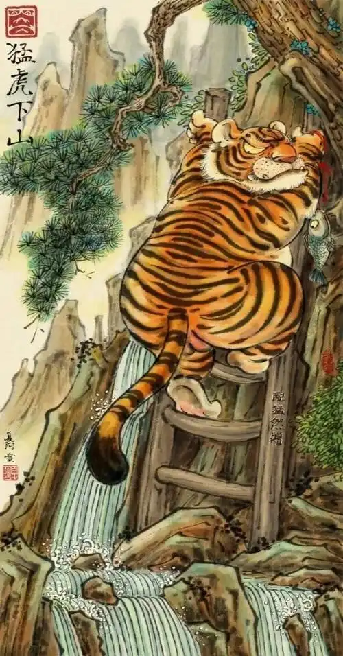 一位卖假"古画"的80 后画家,戏谑马云,画作让人捧腹大笑