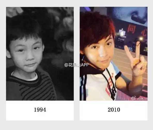 从小帅到大曝陈伟霆成长对比照
