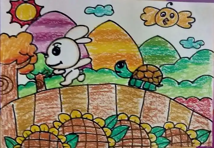 泗洪育才启明学校——儿童画社团一班作品汇报