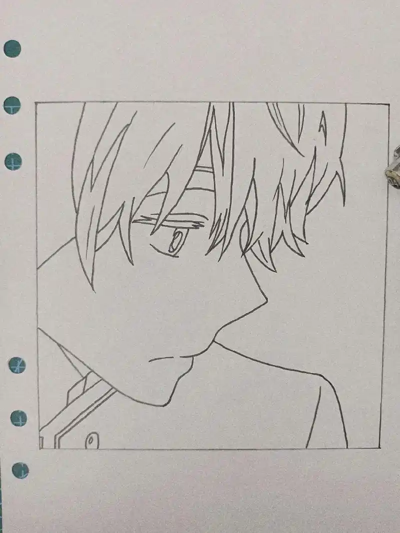 手把手教你画折木奉太郎 这又是谁的老公让我看看