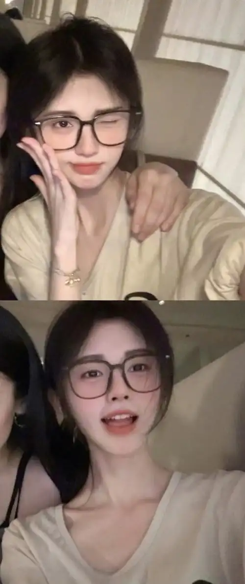 鞠婧祎#女人戴眼镜好可啥框的都喜欢06