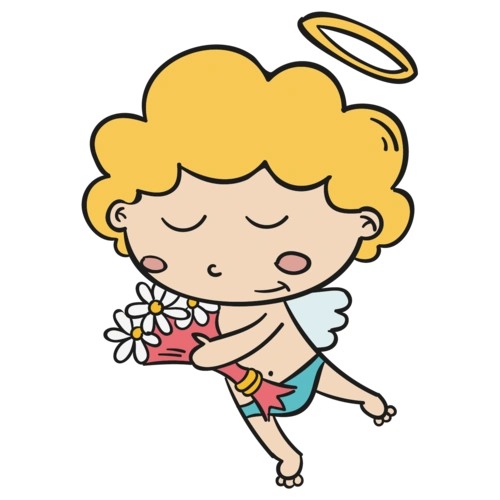 卡通可爱小天使png图片