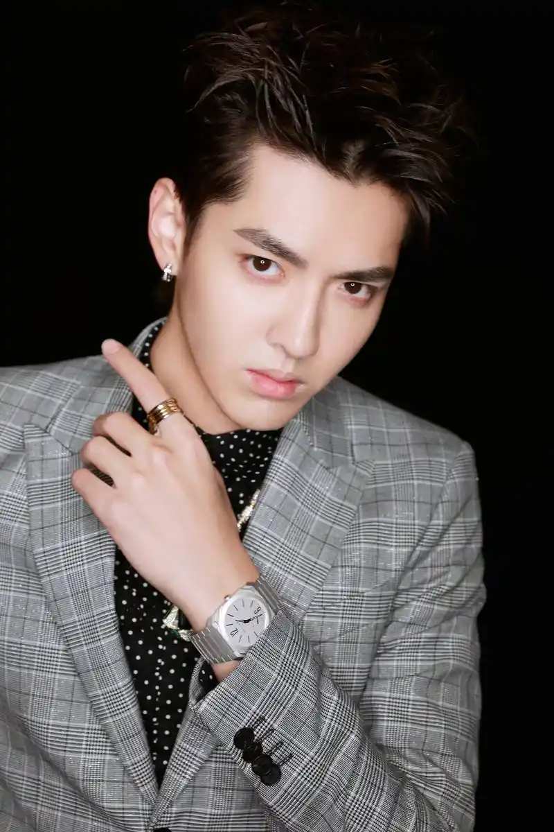 脸型的棱角分明造就了他异常完美的容貌,各位,是否你们也喜欢吴亦凡呢