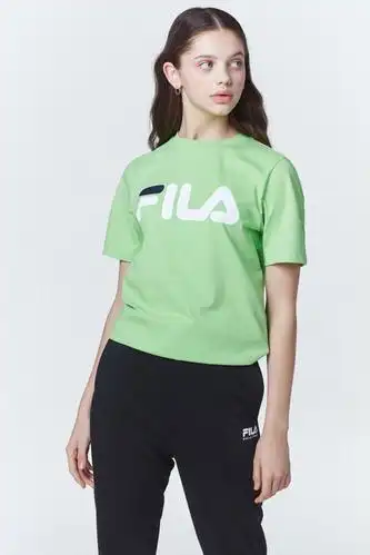 fila斐乐韩国传统风格fila徽标短袖t恤fs2rsc2001xgnl