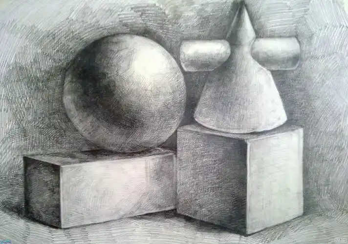 素描静物图片临摹