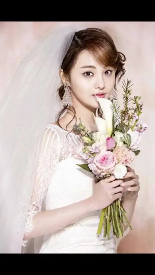 婚纱照#郑爽甜美可爱 郑爽想结婚了?#郑爽