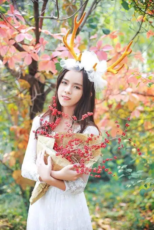 靓丽清纯美女户外秀气优雅唯美写真