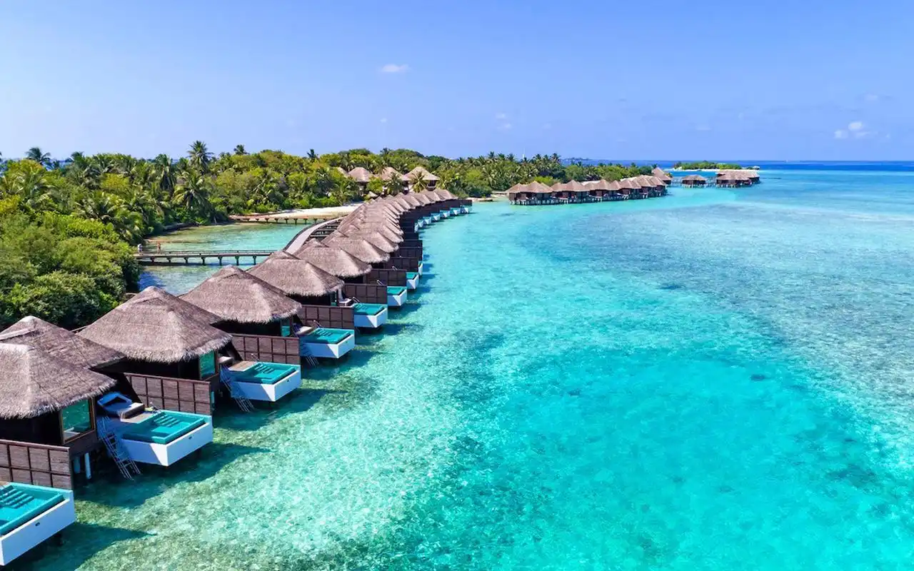 马尔代夫喜来登满月岛图片桌面壁纸