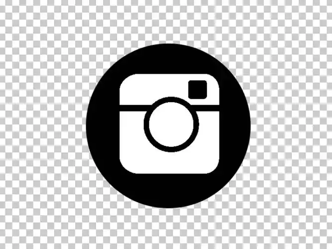 圆形instagram徽标透明文件