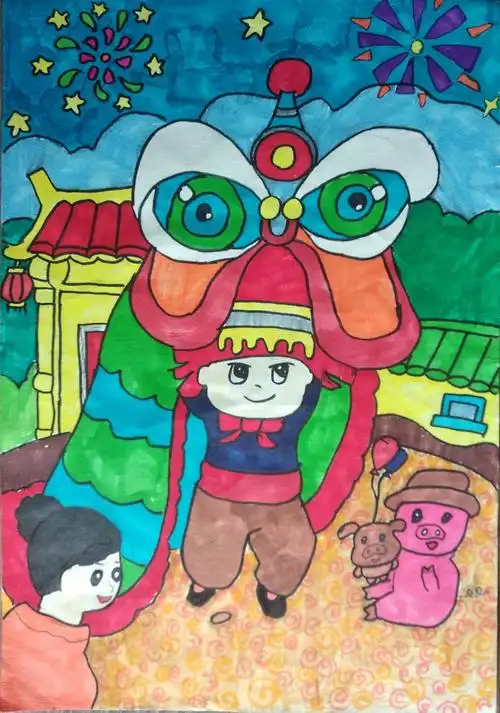 谢怡雪   10岁  《庆诞》