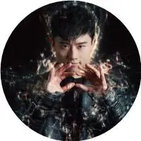 张杰圆形头像创意圆形边框张杰的qq头像图片