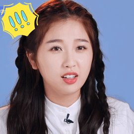 青春有你2虞书欣不跟你好了生气呆萌可爱gif动图_动态图_表情包下载