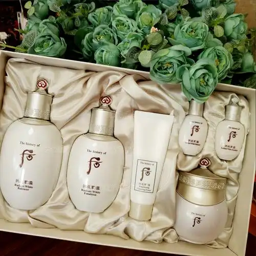 韩国代购化妆品whoo后拱辰享雪2件套装 滋润补水保湿套盒