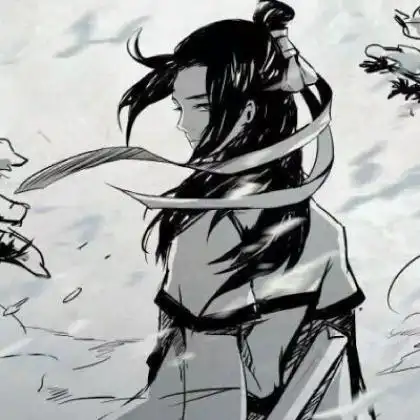 唯美伤感古风男生头像白衣黑衣黄衣服饰美呆了