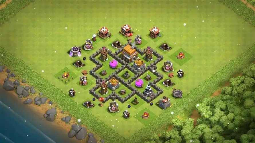 5本风车阵,占地面积大防御可观 5本 人气:68 打开链接 复制链接 有错