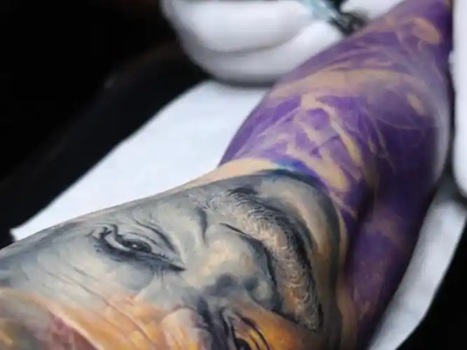 花臂纹身 鵼山老师作品