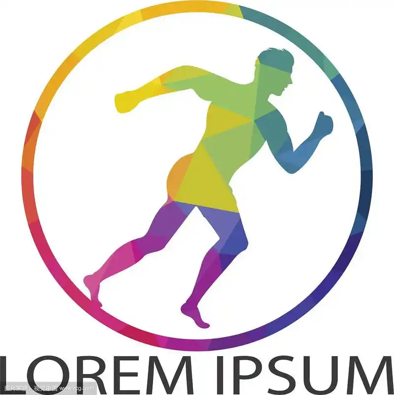 跑步和马拉松标志