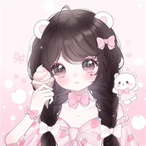 动漫闺蜜头像二人可爱仙气图片