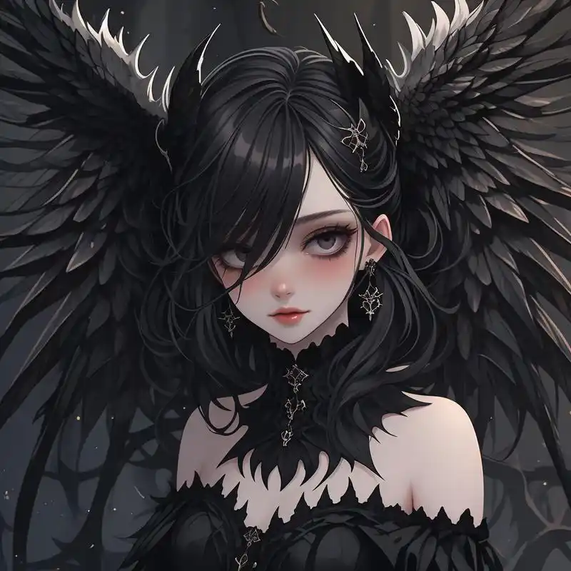 🖤恶魔黑暗系女生头像💀