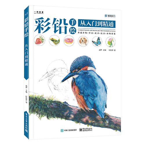 果蔬零食静物花卉动物昆虫色彩教程从入门到精通 色铅绘画方法和技巧