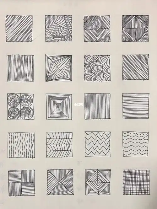 线条练习15_绘画_杭州攻略_绘画小白想入门_兴趣爱好_绘画