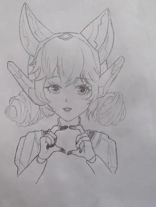 手绘妲己王者荣耀