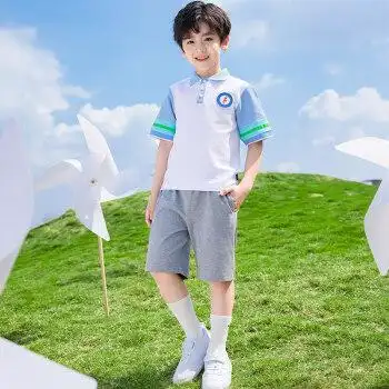 儿童短袖班服定制校服运动服装男生套装110cm110cm收藏加购优先发货