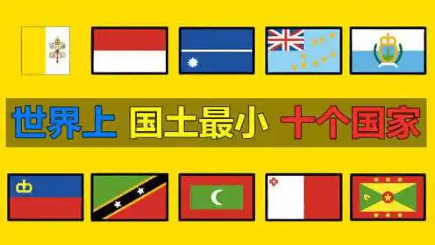 世界上国土面积最小的10个国家