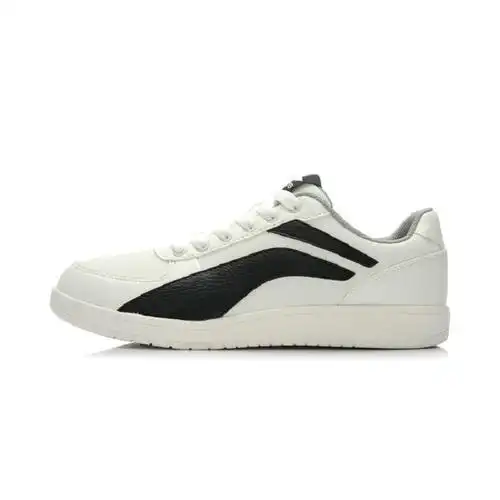 李宁白色板鞋秋季男鞋子韩版潮流小白鞋男士运动休闲潮鞋alcj131