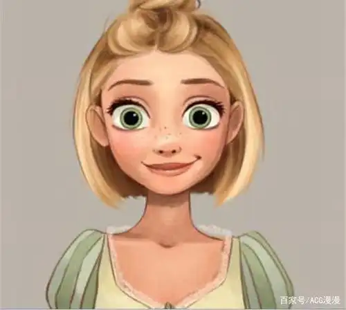 迪士尼公主短发造型大pk,长发公主失去特色,安娜比艾莎还要美