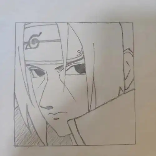 临摹#自学铅笔画   #火影忍者  #宇智波鼬