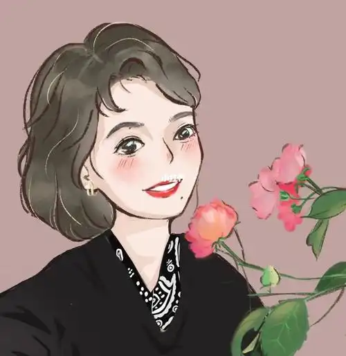 头像练习03玫瑰一样美丽的妈妈